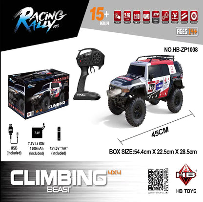 HB Toys ZP1008 1:10 Toyota FJ Cruiser RTR 4WD Rc off road crawler