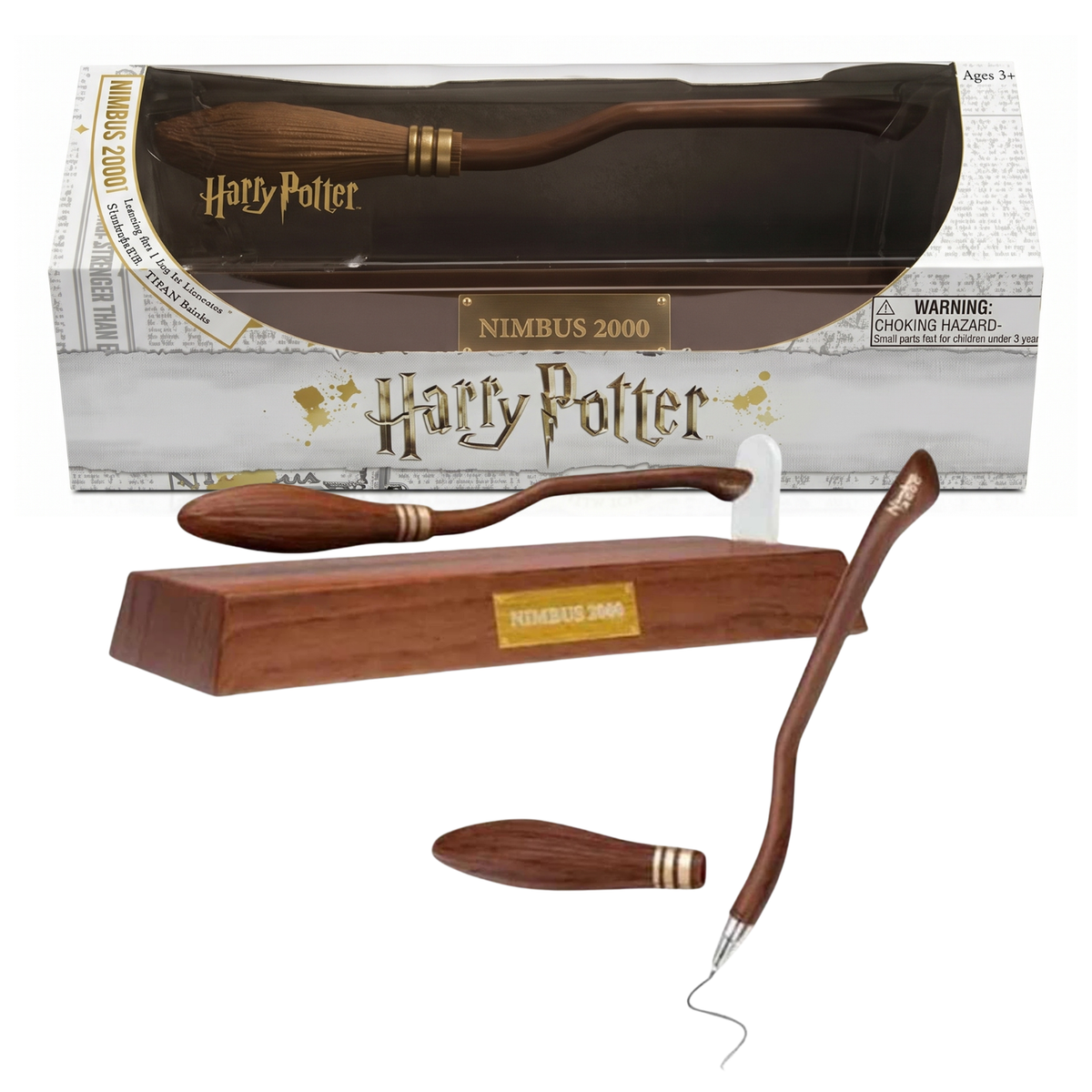 Harry Potter Nimbus 2000 1 | Magnetic Levitating Broomstick Pen | 7.49 CM | Decorative Showpiece