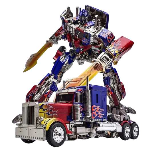 Heroic Leader Metal Version Transforming Robot Figure 30cm
