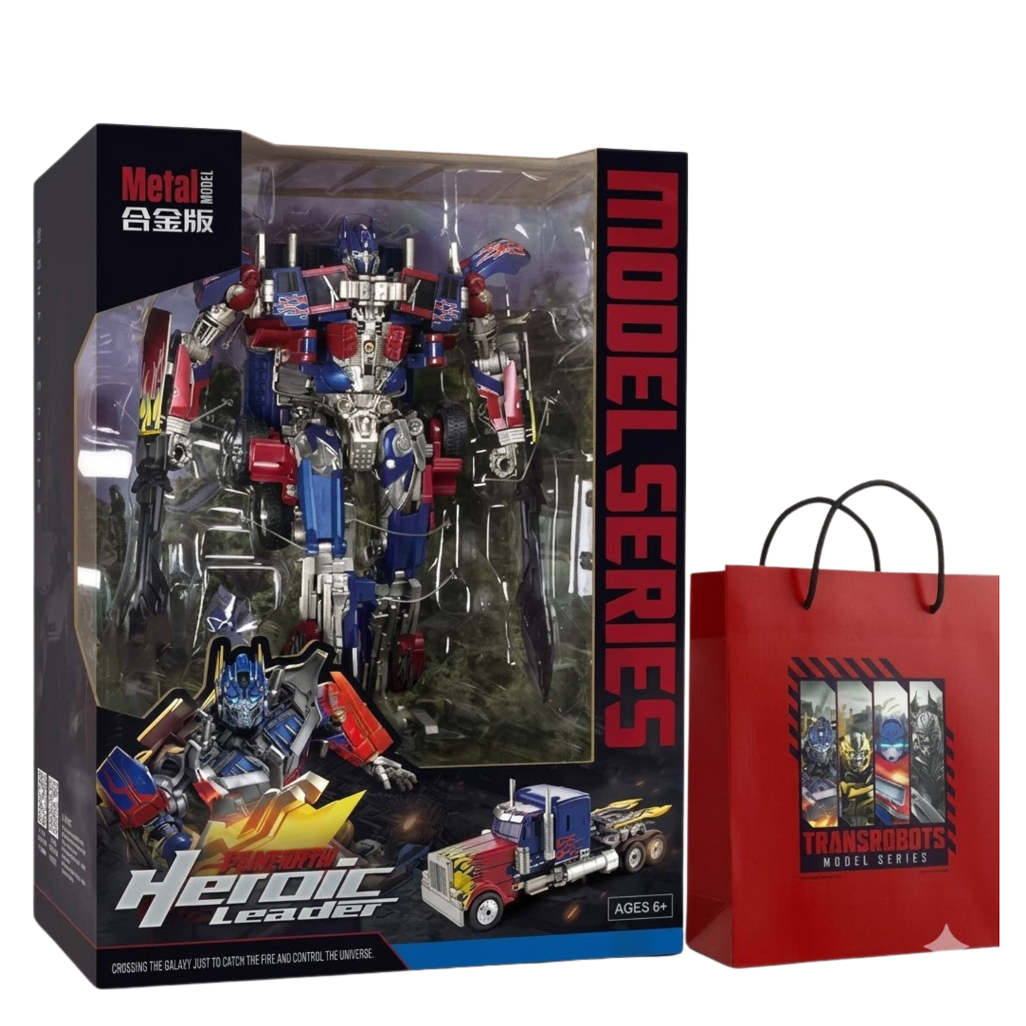Heroic Leader metal version transforming robot action figure