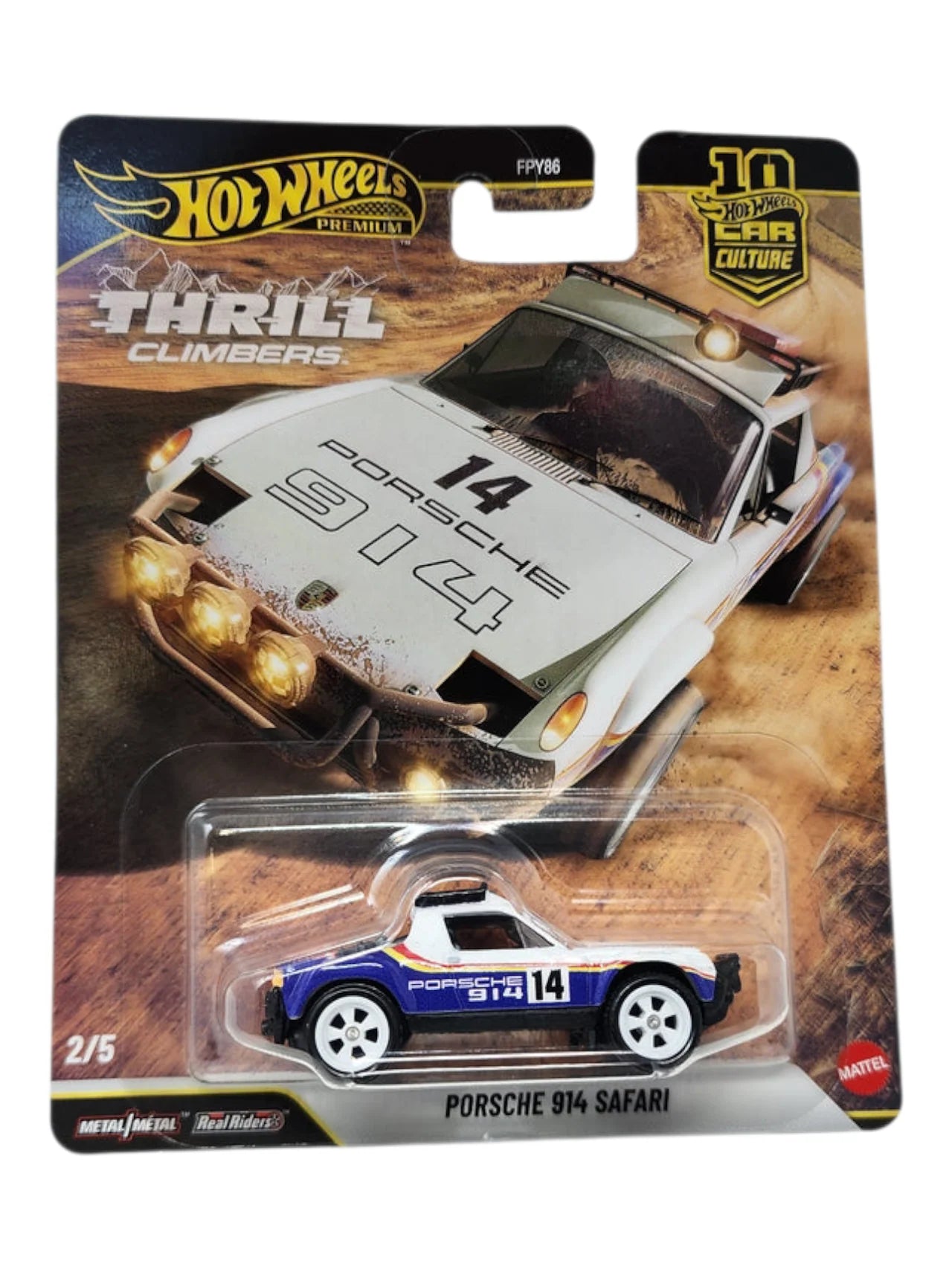 Hot Wheels FPY86-Q Car Culture Thrill Climbers Mainline (Set of 5)