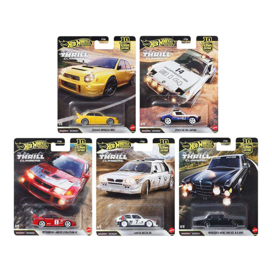 Hot Wheels FPY86-Q Car Culture Thrill Climbers Mainline (Set of 5)