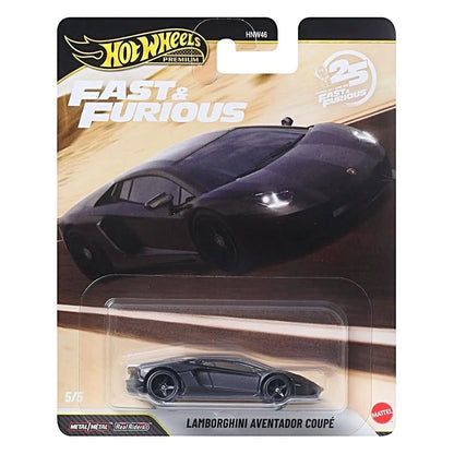 Hot Wheels HNW46-P Fast & Furious 25th Anniversary 2026 Premium Series(Set of 5)