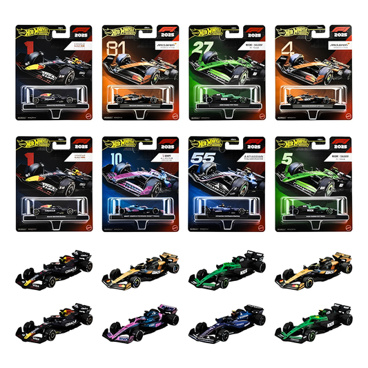Hot Wheels HRV11-986K | Premium Race Assortment | 8 Piece Set | 1:64 Scale Diecast Cars | Ages 14+