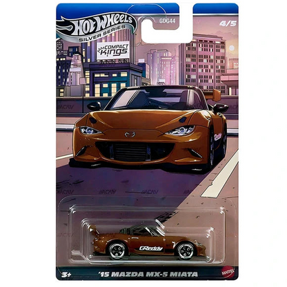 Hot Wheels Silver Series Compact Kings (Set of 5)(437/ Per Pcs)
