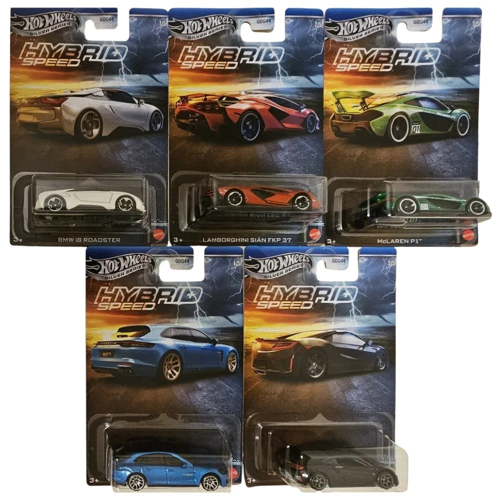 Hot Wheels Silver Series Hybrid Set