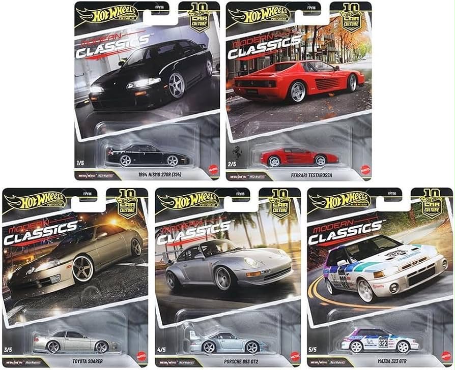 Hot wheels FPY86-9C1S Modern Classics 5 pcs set