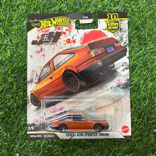 Hot Wheels Premium Single Piece - Toyota AE86 Sprinter Trueno
