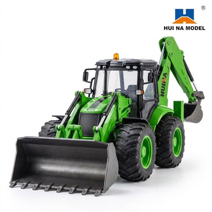 Huina 1579 1:14 RC Backhoe Loader 2026 Edition | 9CH Construction Vehicle with LED Lights