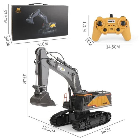 Huina 1592 remote control excavator with alloy bucket