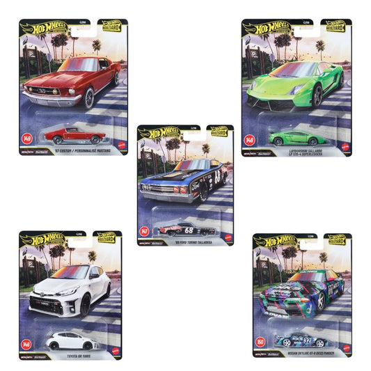 Hot wheels GJT68-9C68 Boulevard RealRiders 5 pcs set