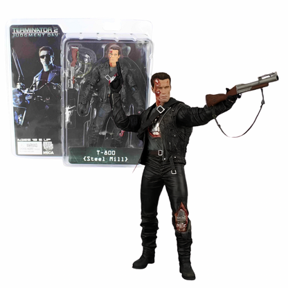 NECA T-800 Steel Mill Terminator 18cm Scale Action Figure