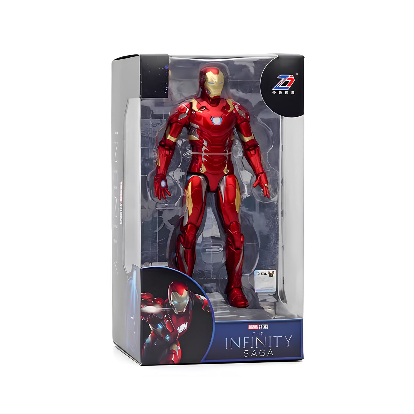 Iron Man Mark 85 PVC ABS collectible with display stand