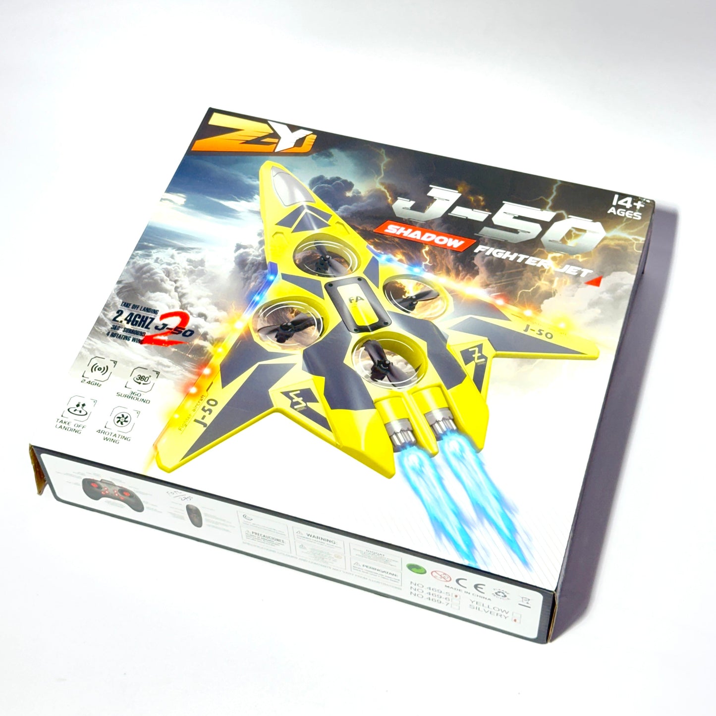 Big J-50 Shadow Fighter Jet (RC) 360° Rotation