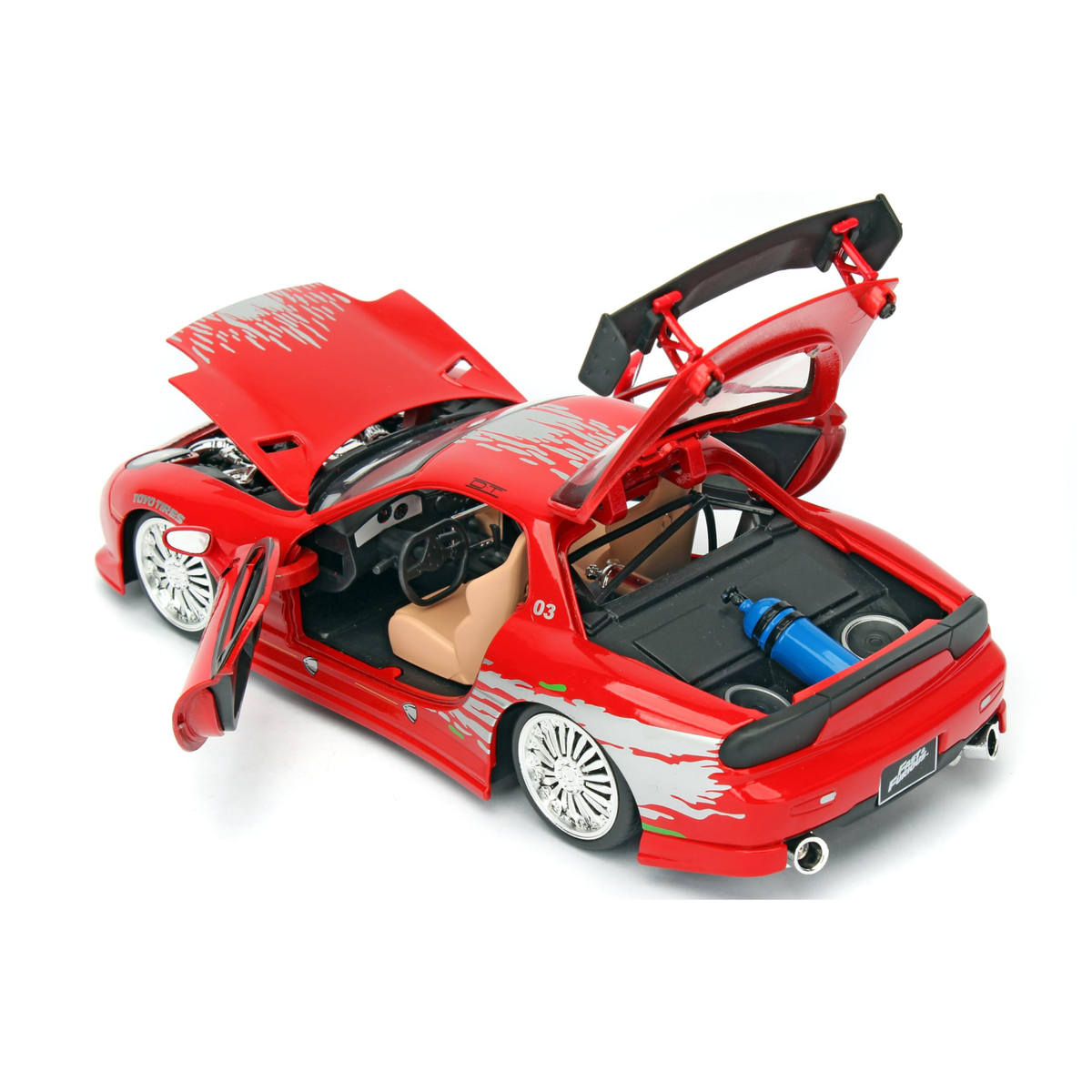 JADA JD98377 1:24 Fast and Furious Dom 1993 Mazda RX-7 diecast car