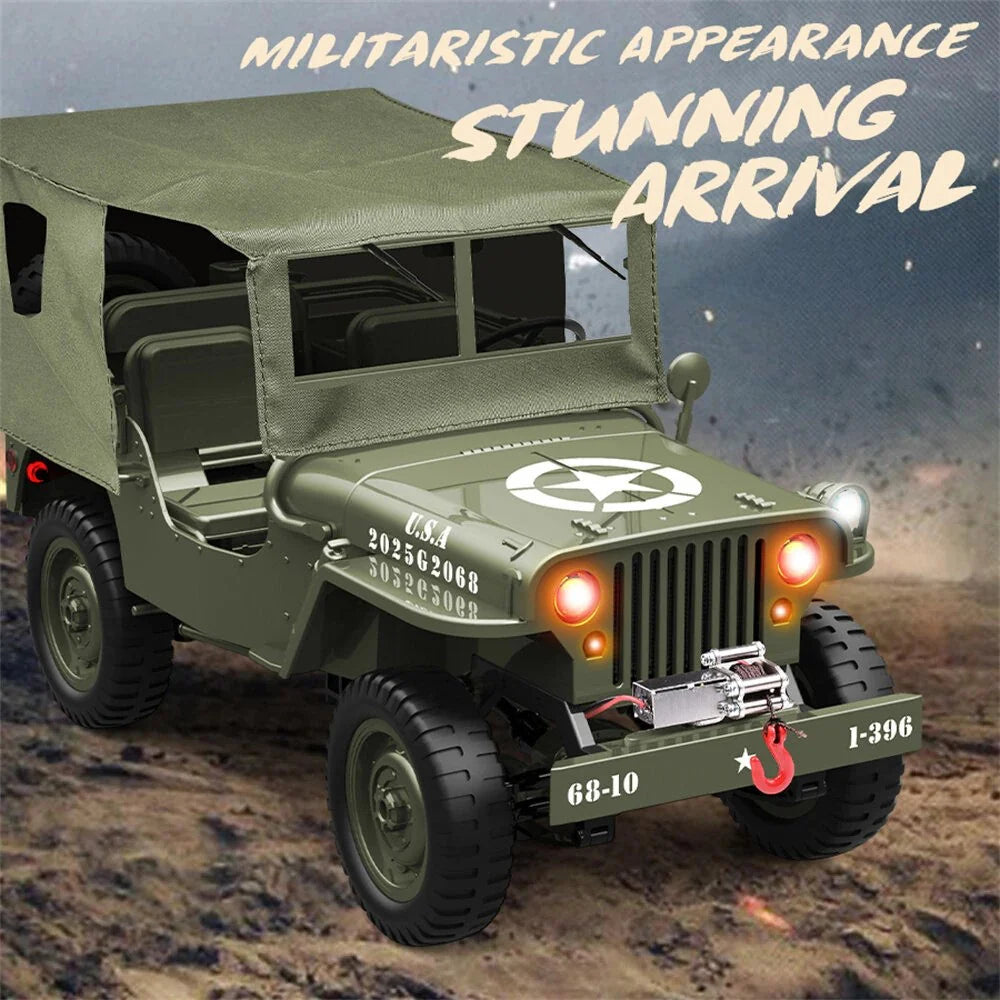 JJRC C8815 1:10 4WD Willys Military Jeep RC