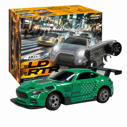 LDRC 3604 Mercedes AMG GTR Green 1:64 Scale 4WD RC Drift Car wholesale