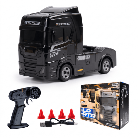 LD RTR 3605 Mini RC Truck 1:64 Scale Black RC 4WD