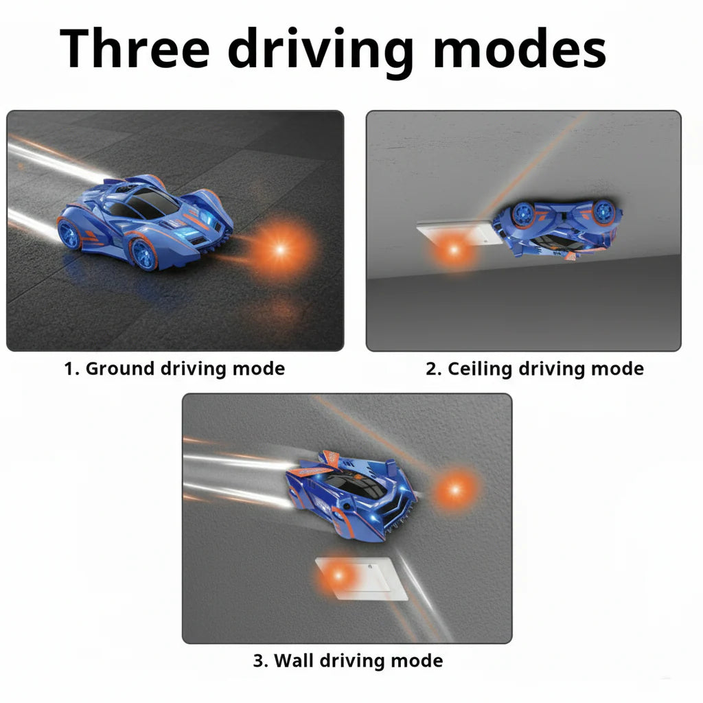 Laser Wall Claiming RC Car