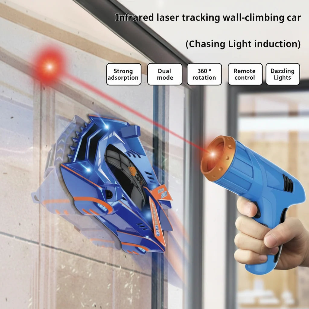 Laser Wall Claiming RC Car