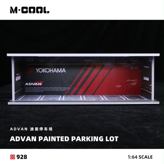 M-COOL ADVAN Painted Parking Lot 1:64 scale diorama display base