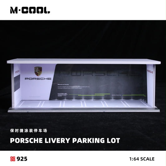 M-COOL Porsche Livery Parking Lot 1:64 scale diorama display base