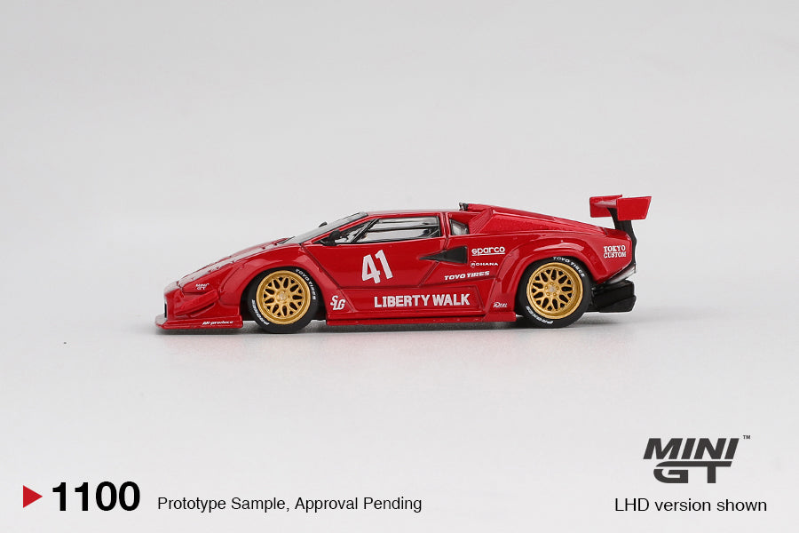 MINIGT MGT01100 Lamborghini Countach LB-WORKS Red