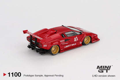 MINIGT MGT01100 Lamborghini Countach LB-WORKS Red