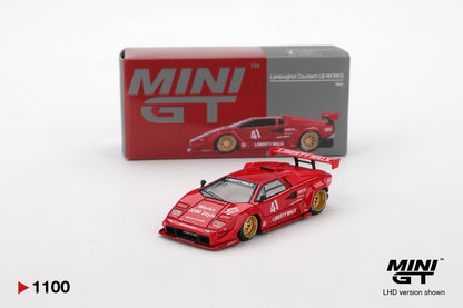 MINIGT MGT01100 Lamborghini Countach LB-WORKS Red