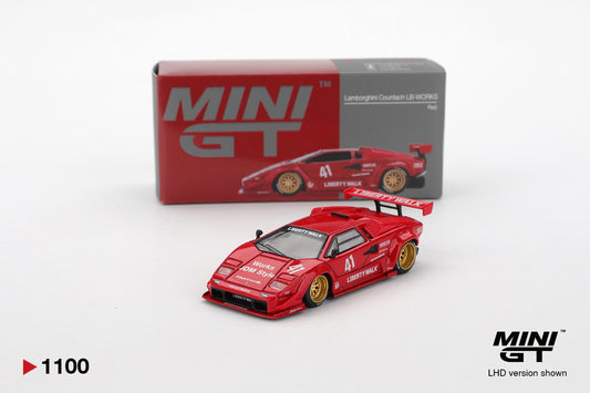 MINIGT MGT01100 Lamborghini Countach LB-WORKS Red