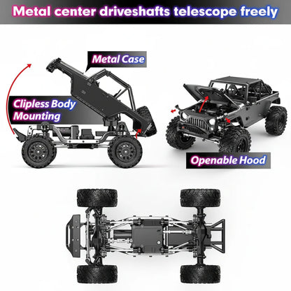 MJX H12Y Hyper Go 1:12 Brushless 4WD RC Crawler