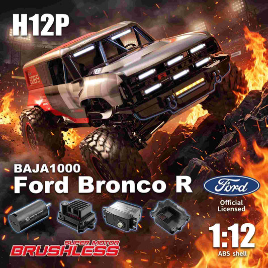 MJX Hyper Go H12P Ford Bronco 44cm 1:12 4WD RC Crawler