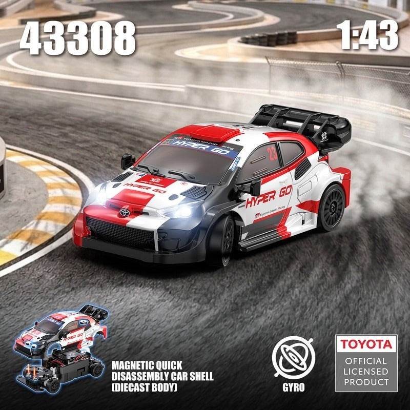 MJX Hyper Go | Toyota GR Yaris Rally1 (43308) | 11 cm | Red & White | 1:43 Scale