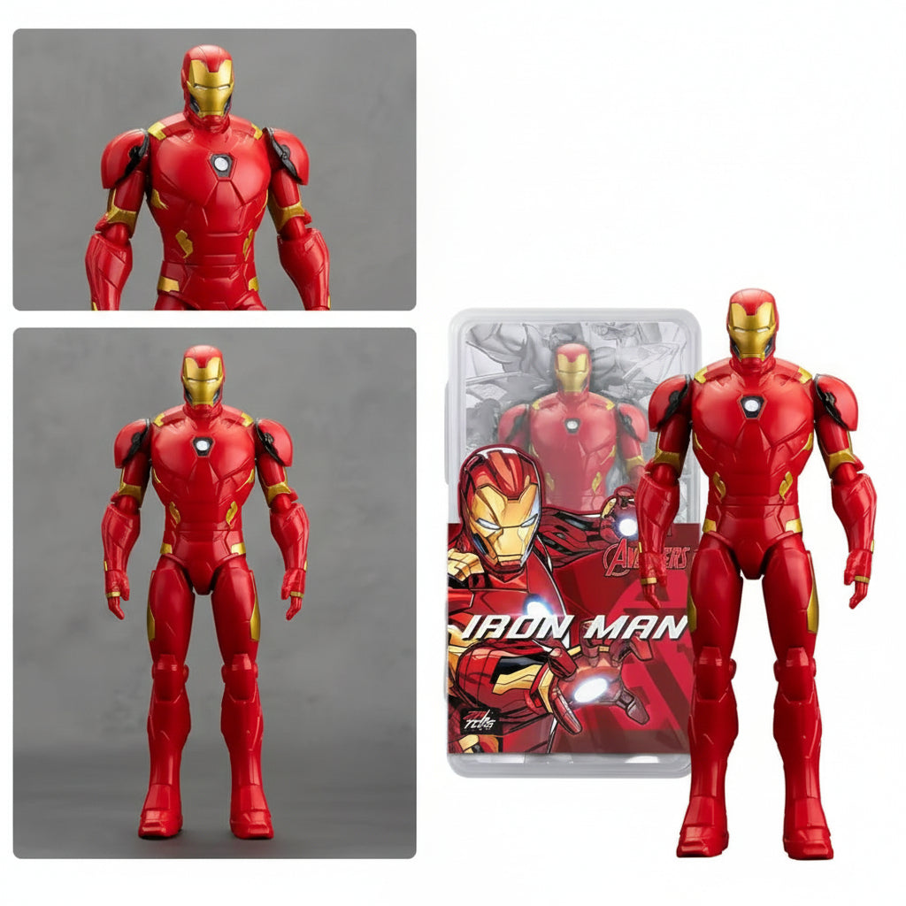 Marvel Iron Man red and gold articulated action figure