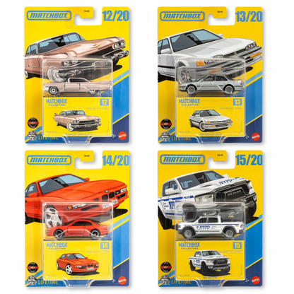 Matchbox GBJ48-C | Collectors Series | 4 Piece Set | 1:64 Diecast Cars | 12/20-15/20