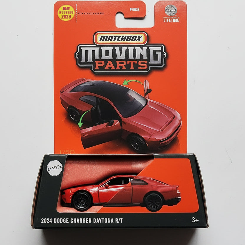 Matchbox Moving Parts 2024 Dodge Charger Daytona R/T ZX4 Diecast Car