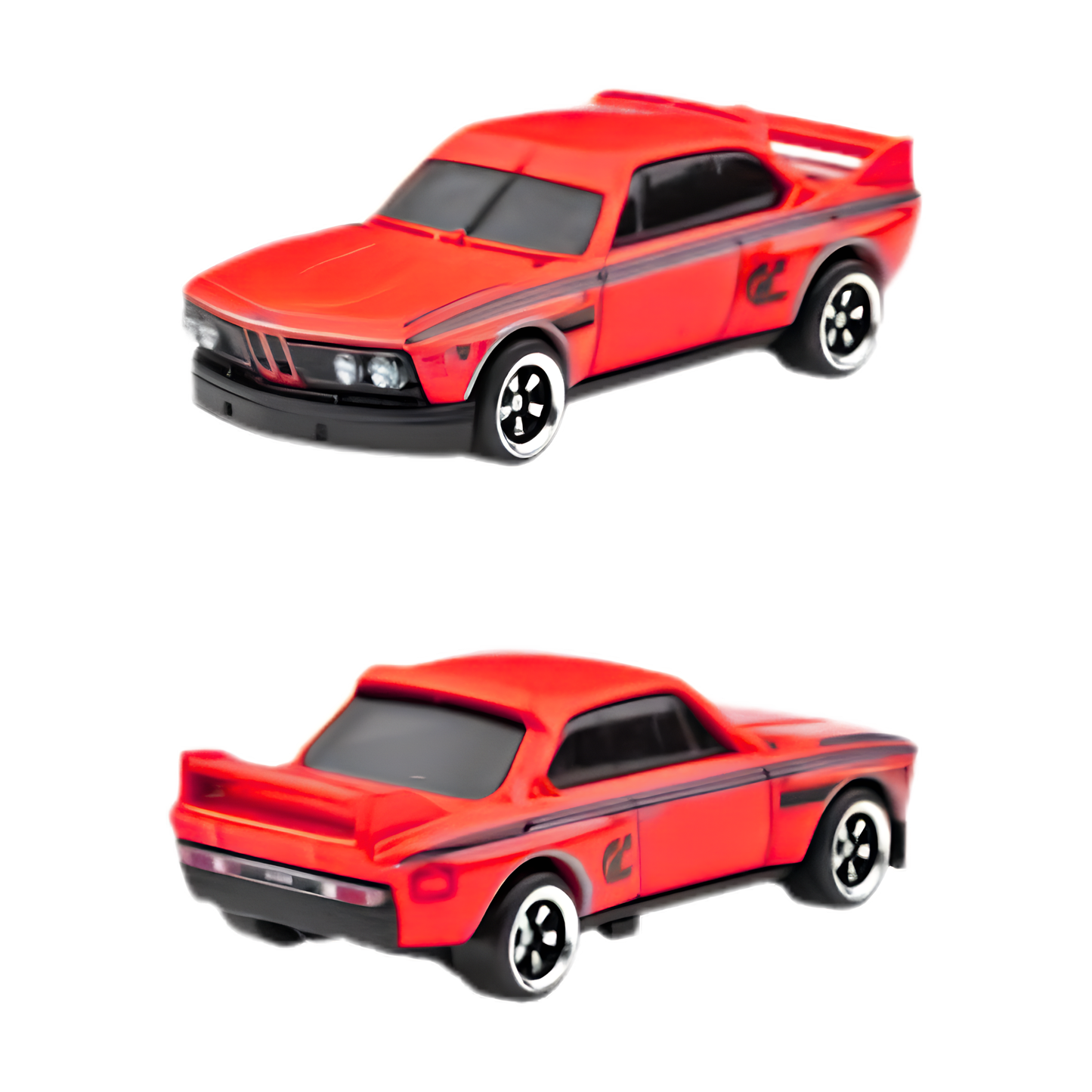 Matchbox Moving Parts BMW 3.0 CSL Orange Diecast Car