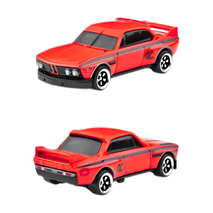 Matchbox Moving Parts BMW 3.0 CSL Orange Diecast Car