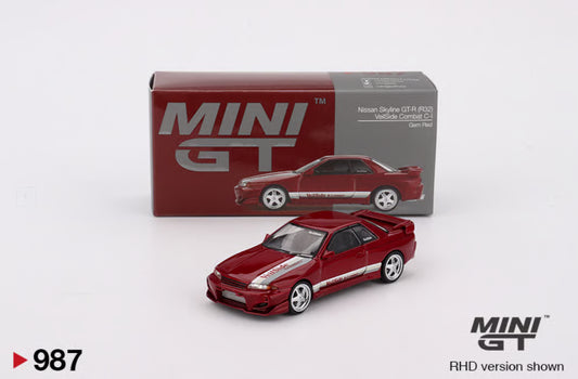 Mini GT #987 1:64 Nissan Skyline GT-R (R32) VeilSide Diecast Car