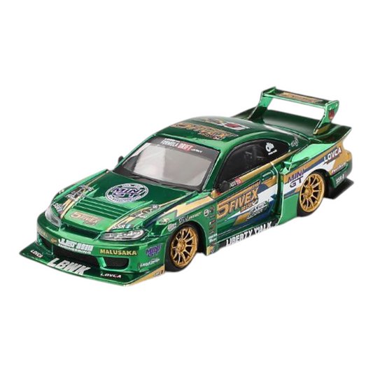 Mini GT Nissan Silvia (S15) LB-Super Silhouette LBWK 2024 Fausto Racing Edition