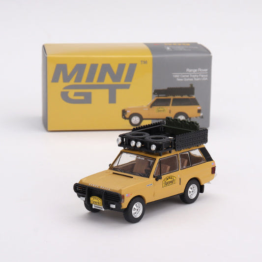Mini GT Range Rover 1981 Camel Trophy Sumatra C.Swoboda & K.Mentel Winner