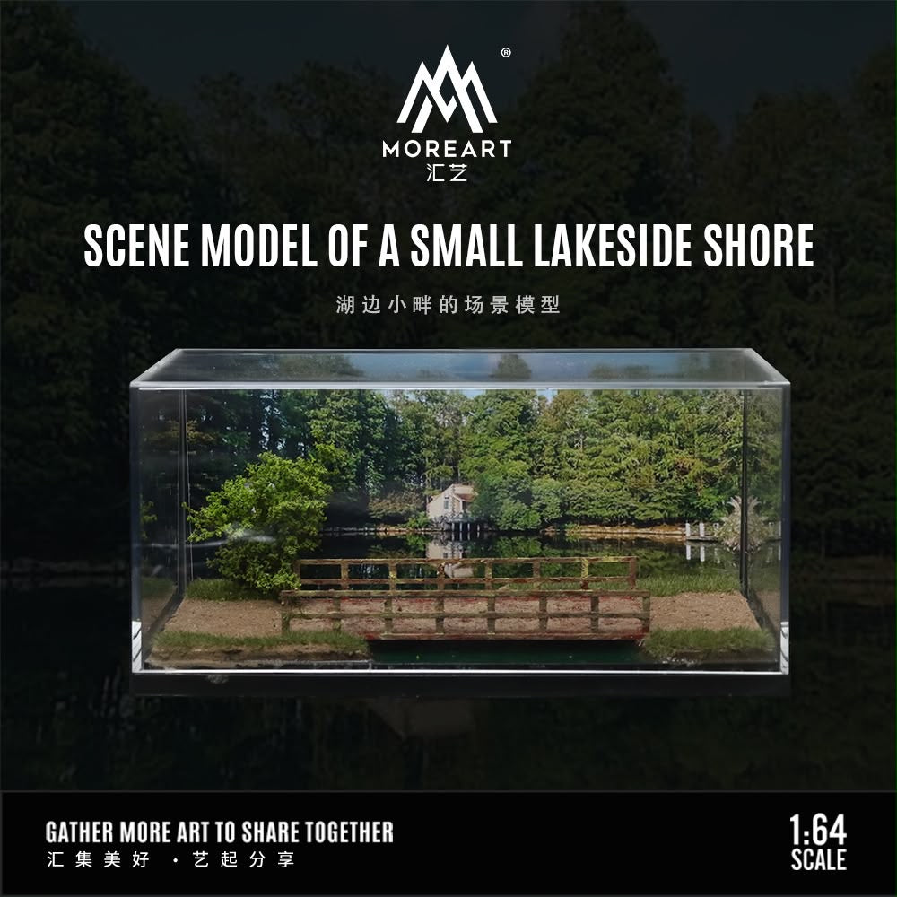 MoreArt 1:64 small lakeside shore diorama display base