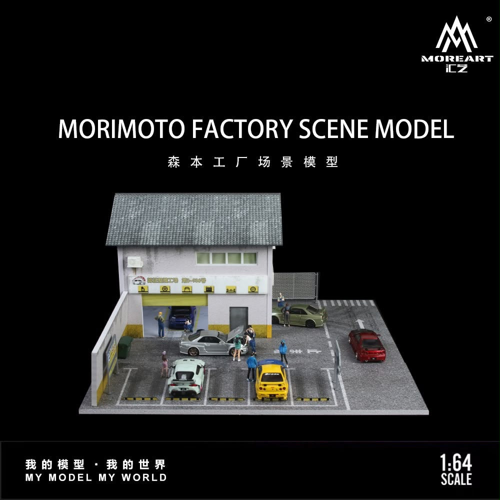 MoreArt Morimoto Factory Scene Model 1:64 scale diorama