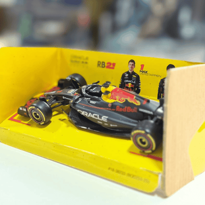 Overhead view of the Bburago RB21 Red Bull Racing 1:43 scale model available for bulk orders across India