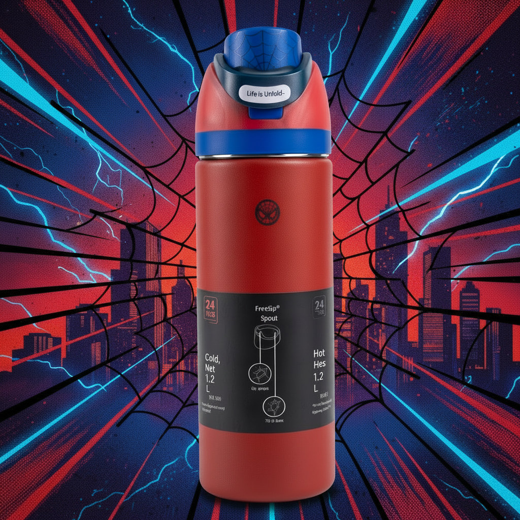 Owala Spider-Man Edition 710ML stainless steel water bottle