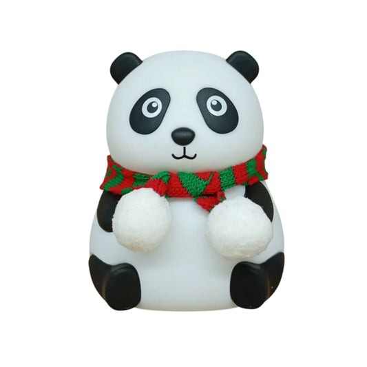 Panda night light for kids rechargeable silicone LED lamp