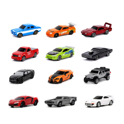 Jada Fast & Furious Nano Mystery Pack Cars 12 pcs set (Net Price - 285/Pc)