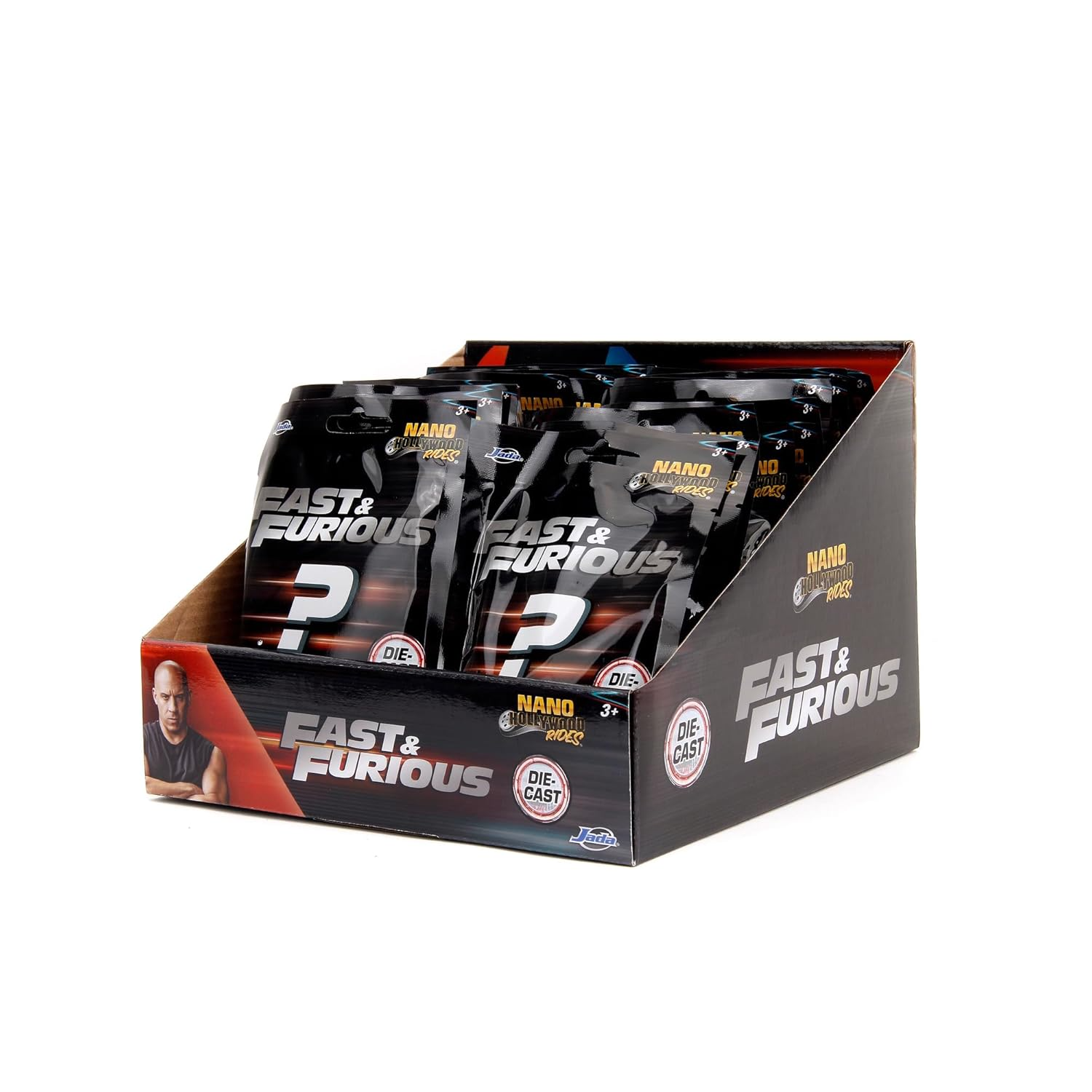 Jada Fast & Furious Nano Mystery Pack Cars 12 pcs set (Net Price - 285/Pc)