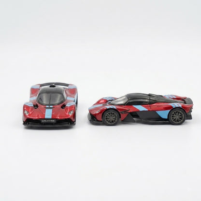 PosterCars Aston Martin Valkyrie red 1:64 diecast model