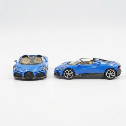 PosterCars Bugatti Mistral blue 1:64 diecast model